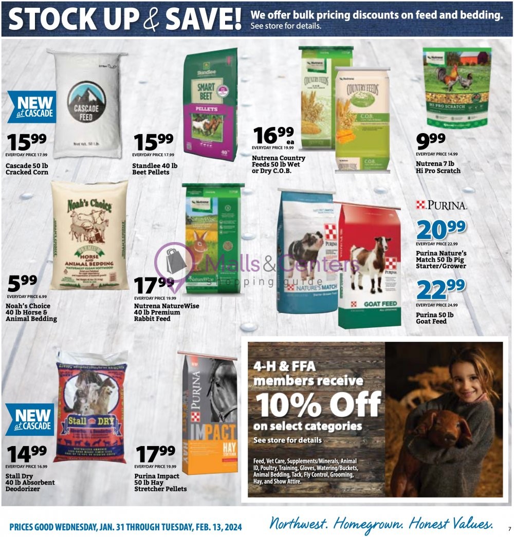 Cascade Farm and Outdoor Weekly ad valid from 01/31/2024 to 02/13/2024 ...