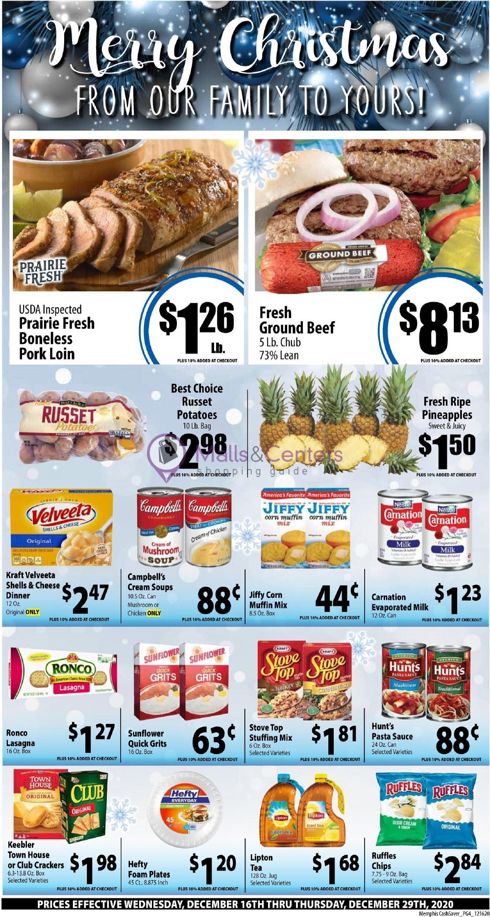 Cash Saver Cost Plus Food Outlet Weekly ad valid from 12/16/2020 to 12