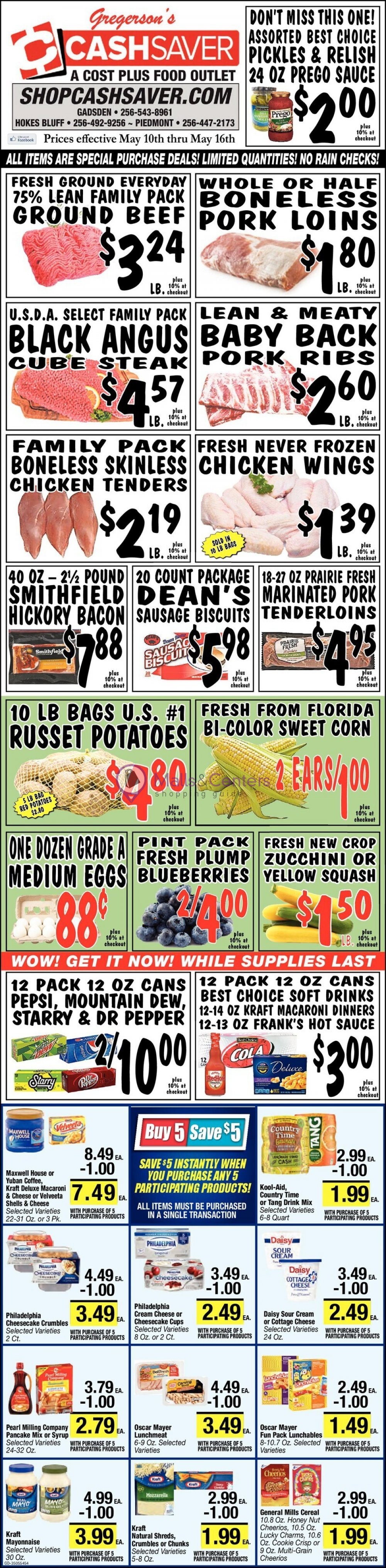 Cash Saver Cost Plus Food Outlet Weekly ad valid from 05/10/2023 to 05