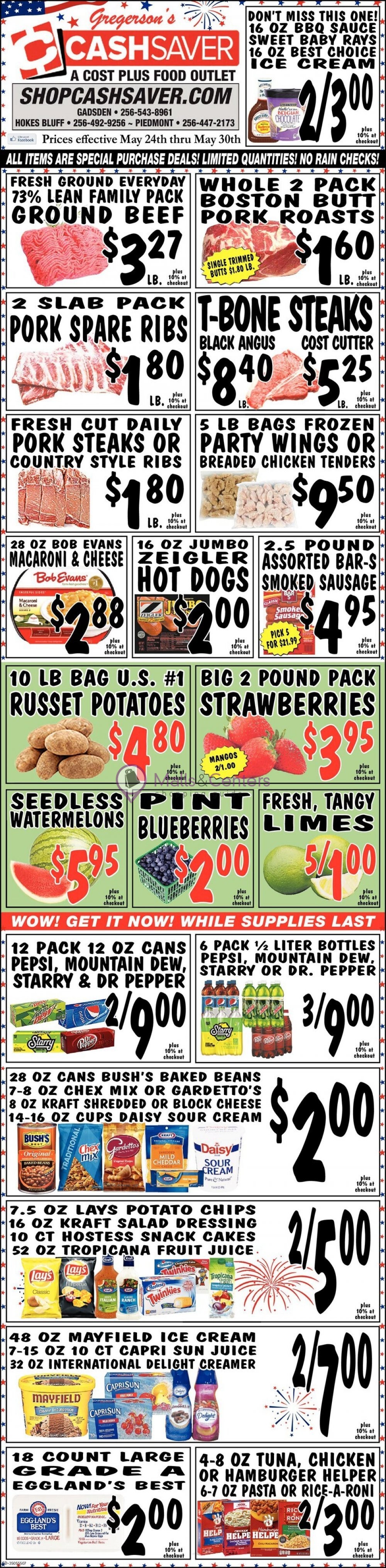 Cash Saver Cost Plus Food Outlet Weekly ad valid from 05/24/2023 to 05/30/2023 MallsCenters