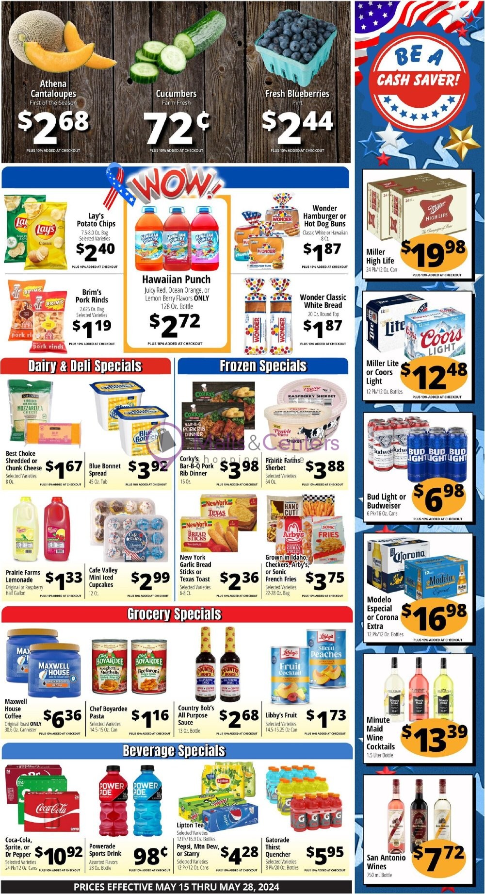 Cash Saver Cost Plus Food Outlet Weekly ad valid from 05/15/2024 to 05
