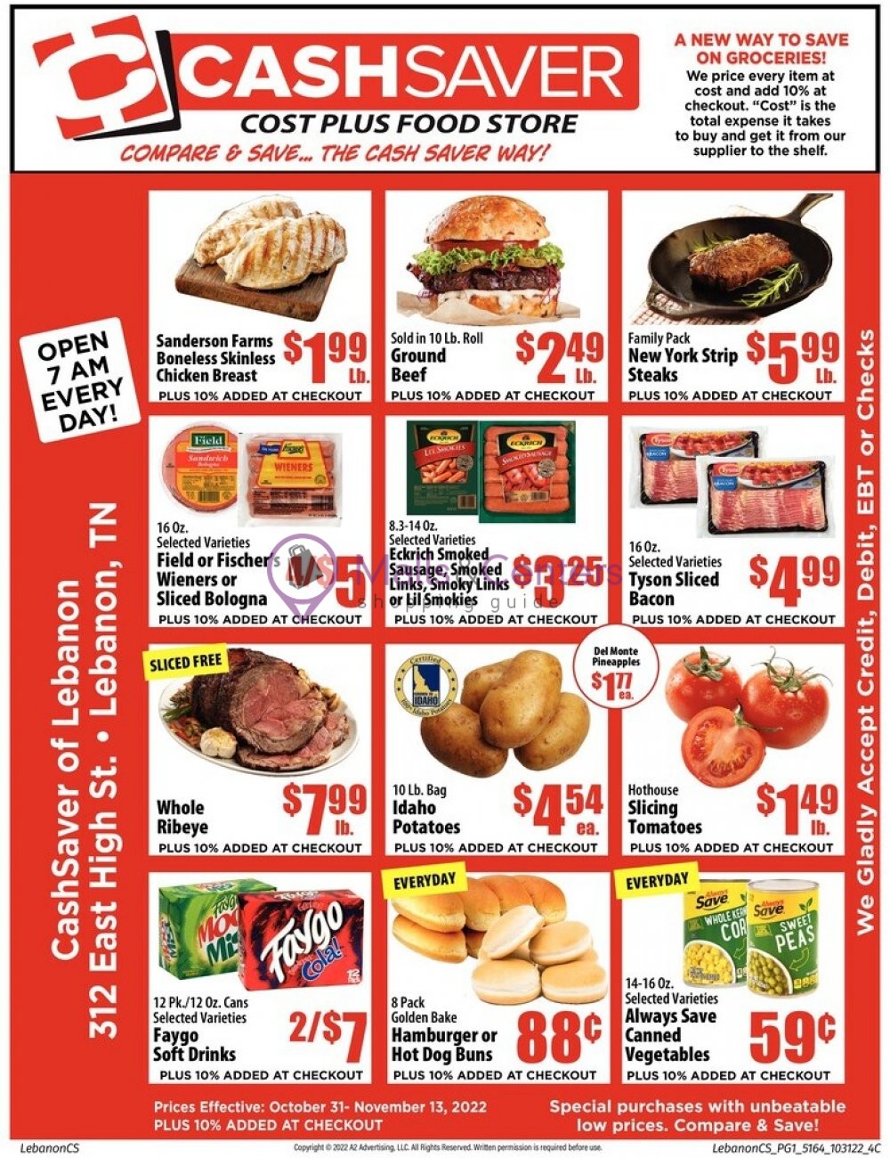 Cash Saver Cost Plus Food Outlet Weekly ad valid from 10/31/2022 to 11/13/2022 MallsCenters