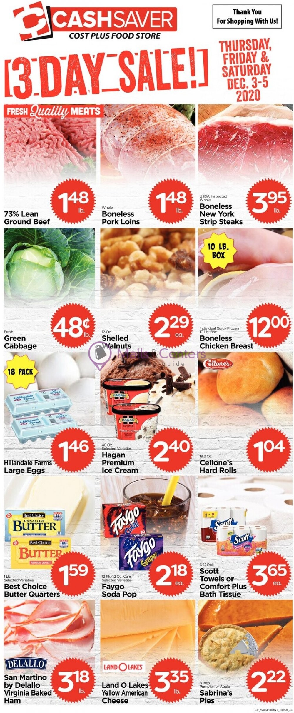 Cash Saver Cost Plus Food Outlet Weekly ad valid from 12/03/2020 to 12