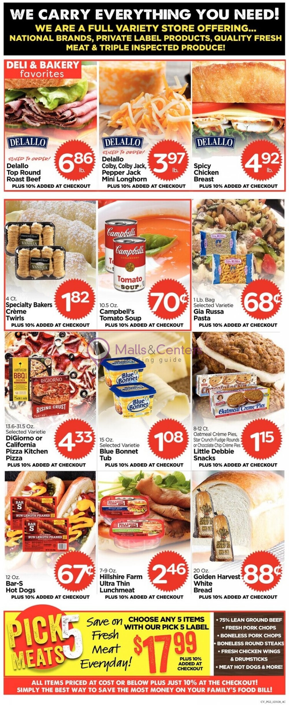 Cash Saver Cost Plus Food Outlet Weekly ad valid from 12/31/2020 to 01/06/2021 MallsCenters