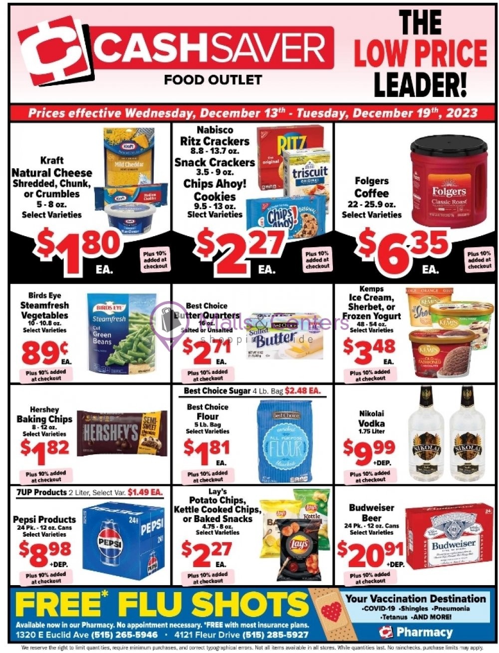 Cash Saver Food Outlet Weekly ad valid from 12/13/2023 to 12/19/2023