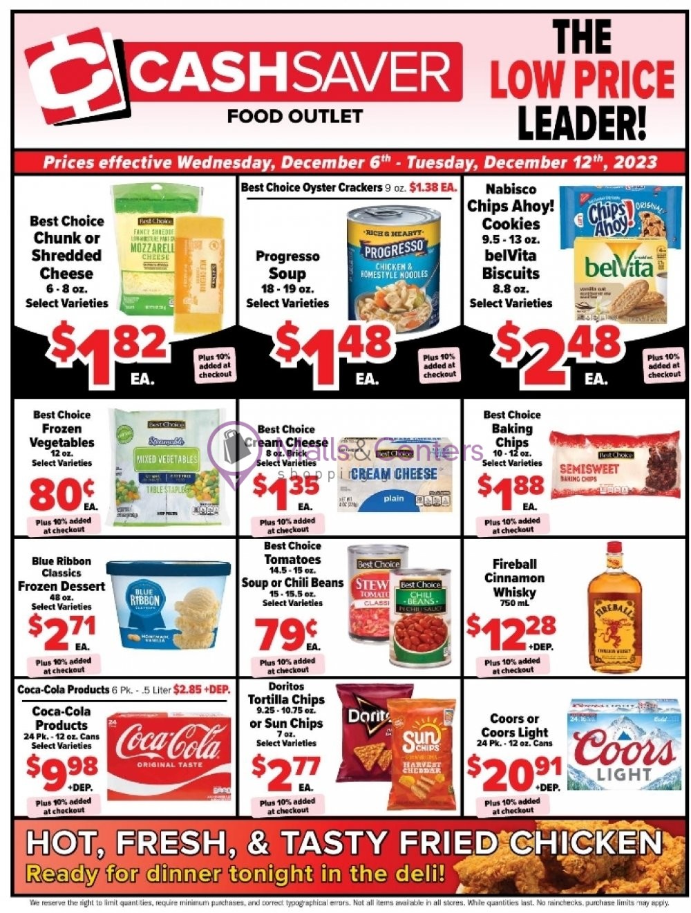 Cash Saver Food Outlet Weekly ad valid from 12/06/2023 to 12/12/2023