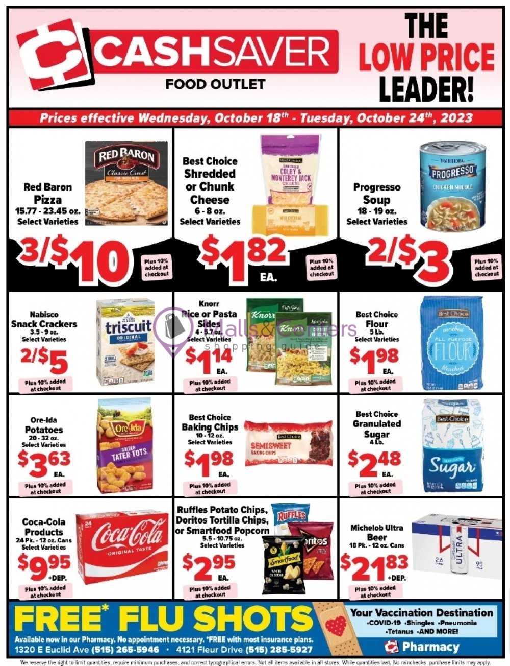 Cash Saver Food Outlet Weekly ad valid from 10/18/2023 to 10/24/2023