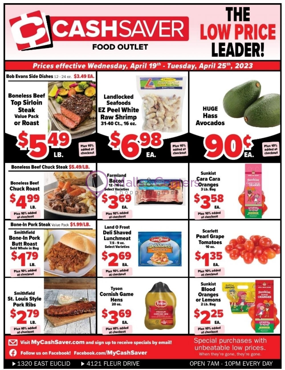 Cash Saver Food Outlet Weekly ad valid from 04/19/2023 to 04/25/2023
