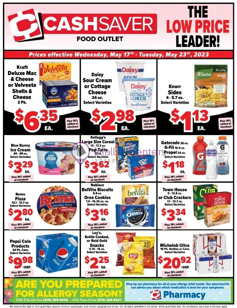 Cash Saver Food Outlet Weekly ad valid from 05/17/2023 to 05/23/2023