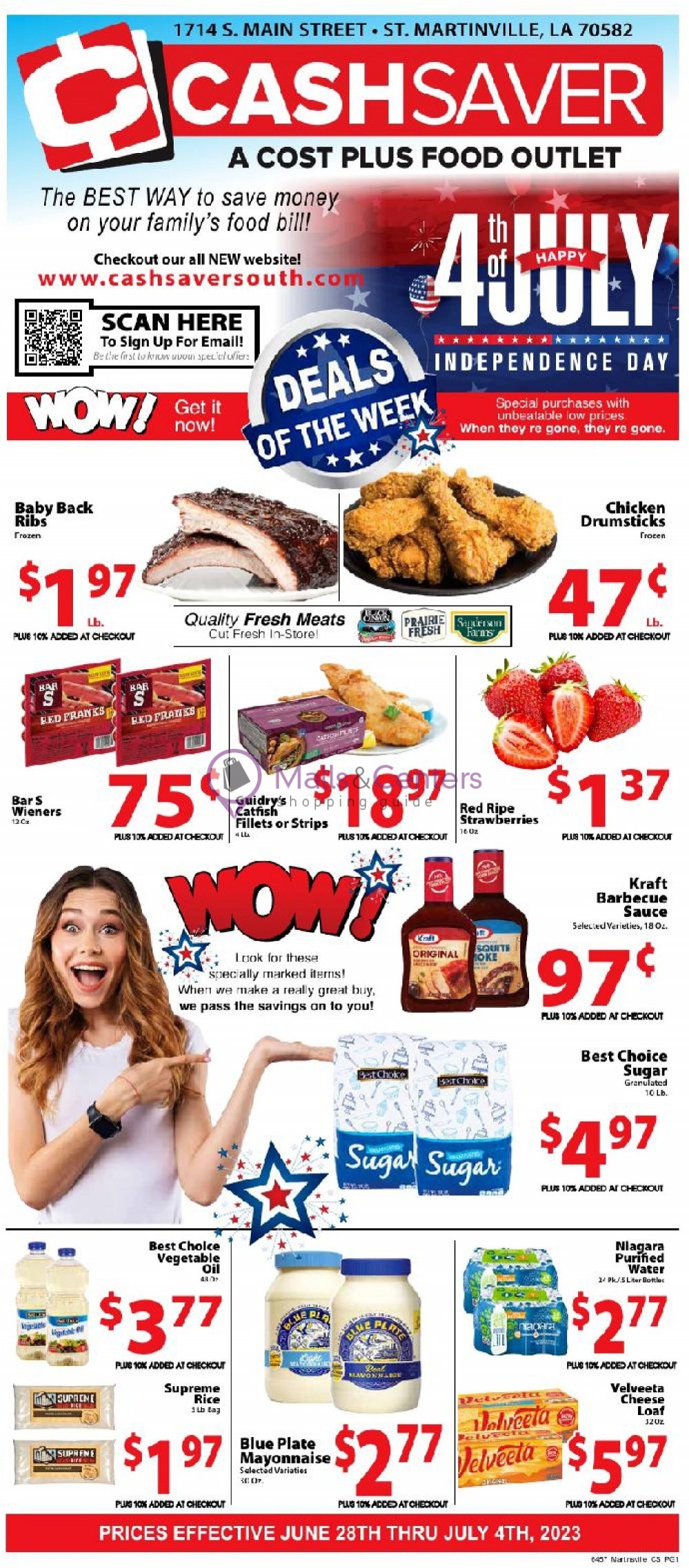 Cash Saver South Weekly ad valid from 06/28/2023 to 07/04/2023