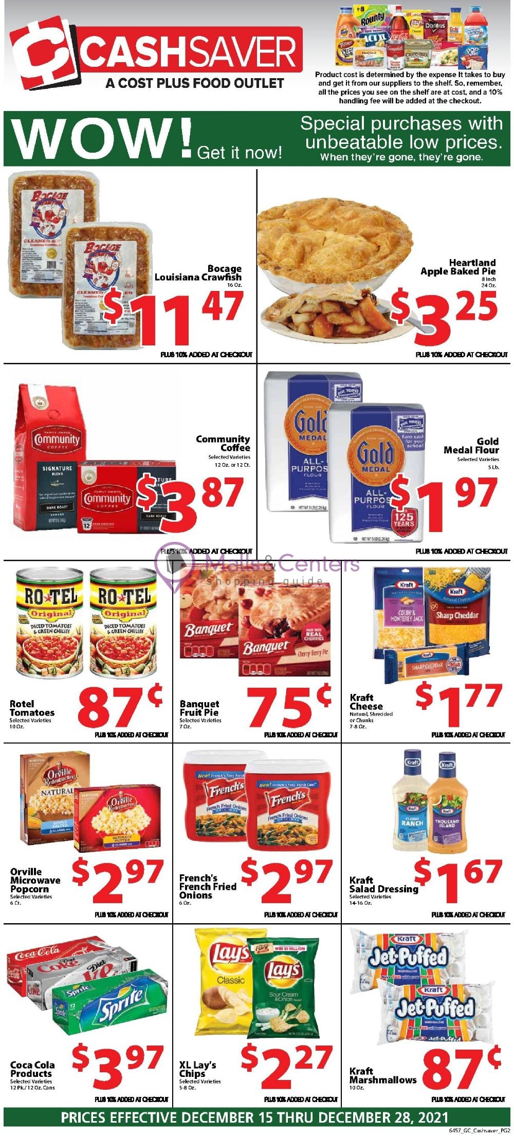 Cash Saver South Weekly ad valid from 12/15/2021 to 12/28/2021