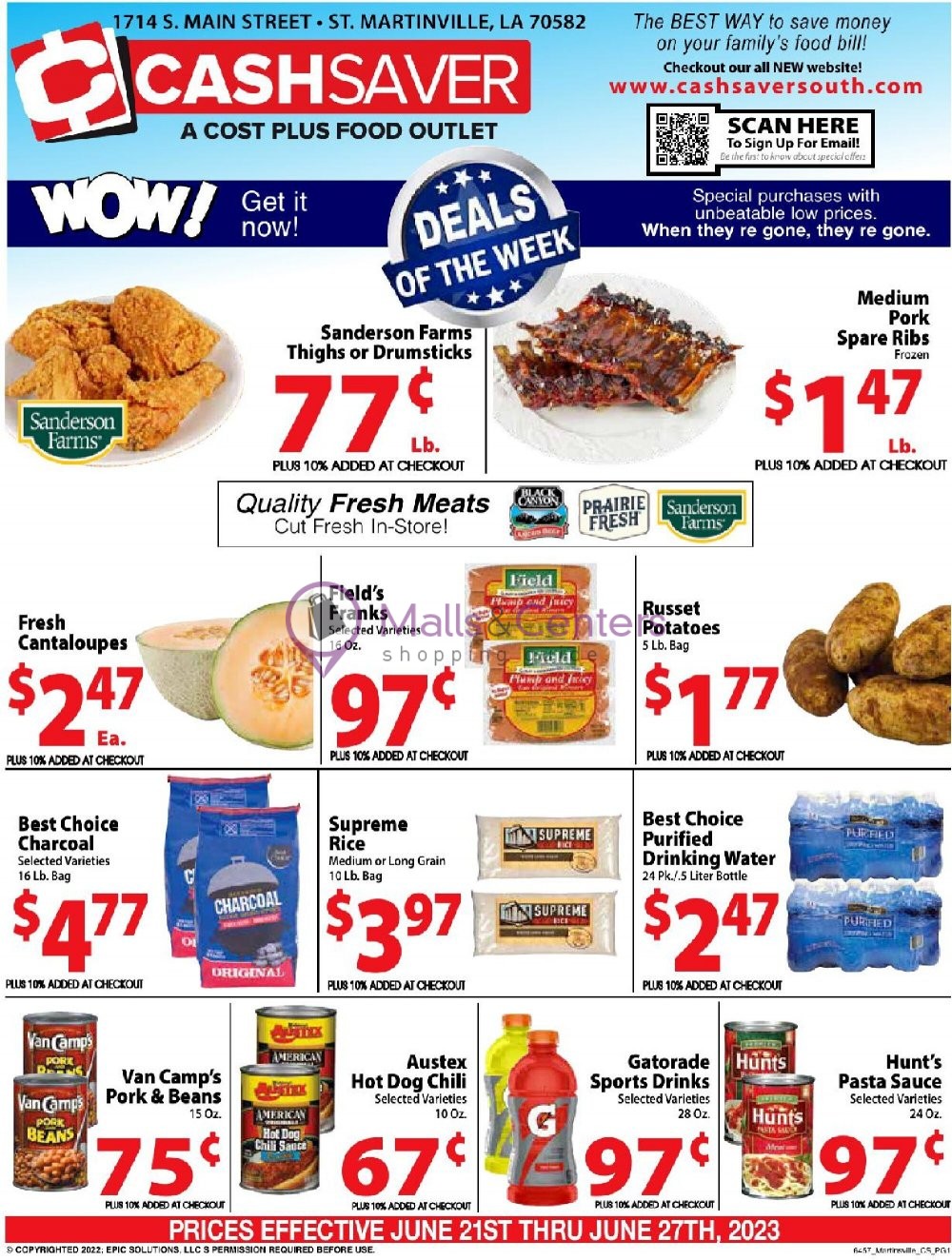 Cash Saver South Weekly ad valid from 06/21/2023 to 06/27/2023