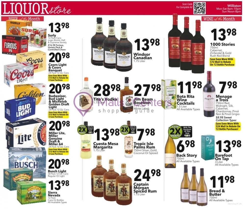 Cash Wise Weekly ad valid from 08/31/2022 to 09/06/2022 MallsCenters