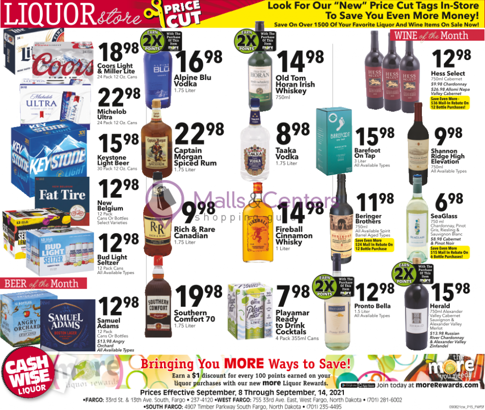 Cash Wise Weekly Ad sales & flyers specials MallsCenters
