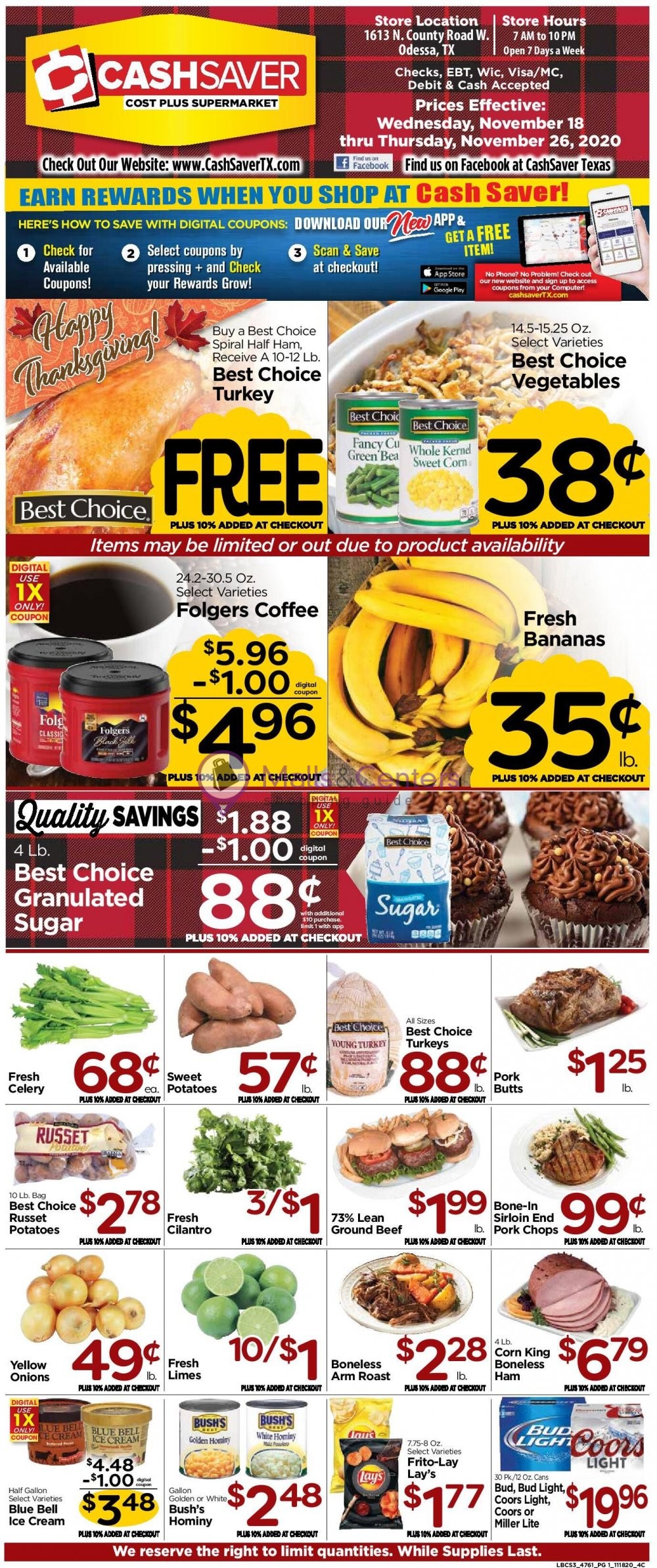 CashSaver Weekly Ad sales & flyers specials MallsCenters