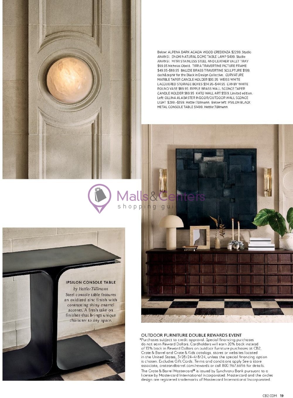 Weekly ad for CB2 valid: 04/01/2024 - 04/30/2024, page 19