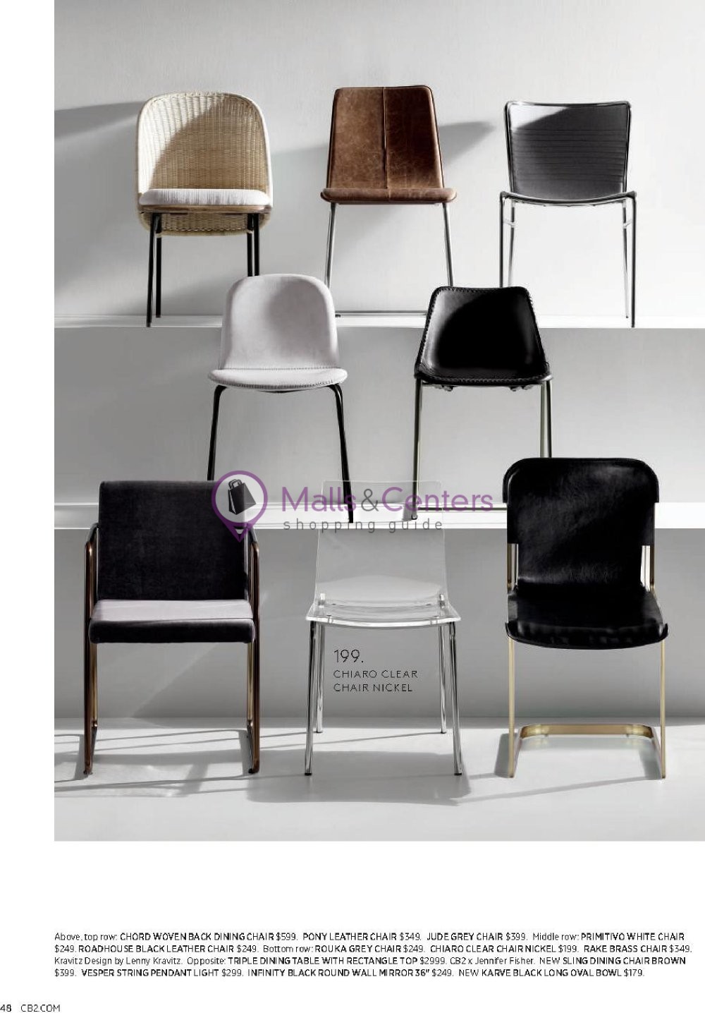 CB2 Weekly Ad sales & flyers specials MallsCenters