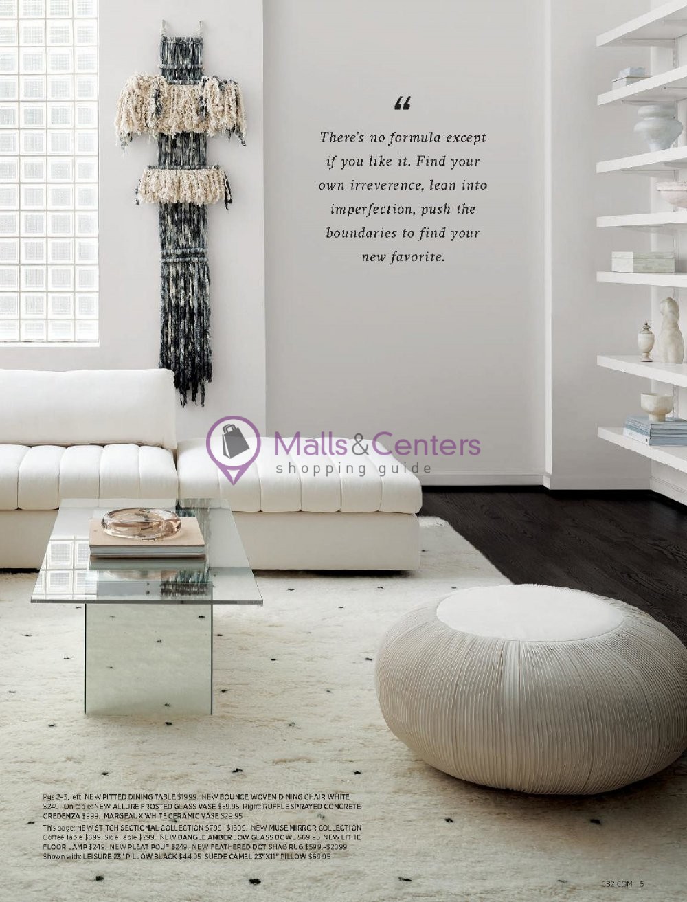 CB2 Weekly Ad sales & flyers specials MallsCenters