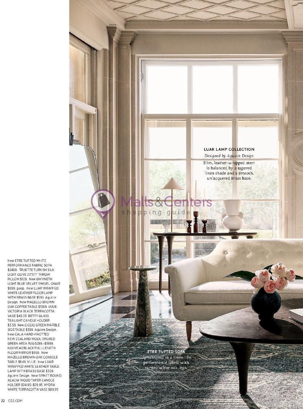 Weekly ad for CB2 valid: 03/01/2024 - 03/31/2024, page 22