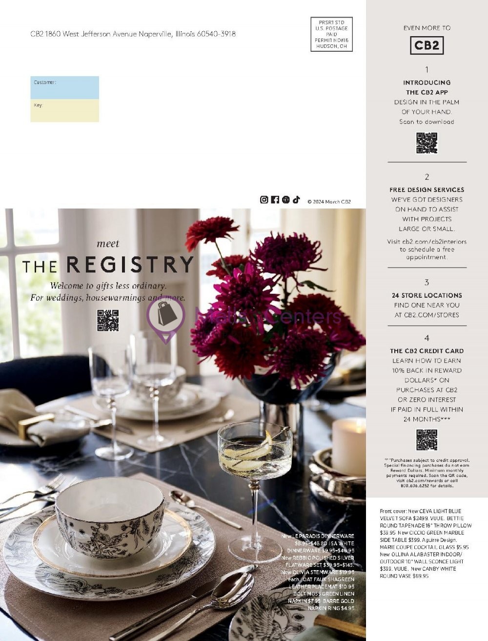 Weekly ad for CB2 valid: 03/01/2024 - 03/31/2024, page 24