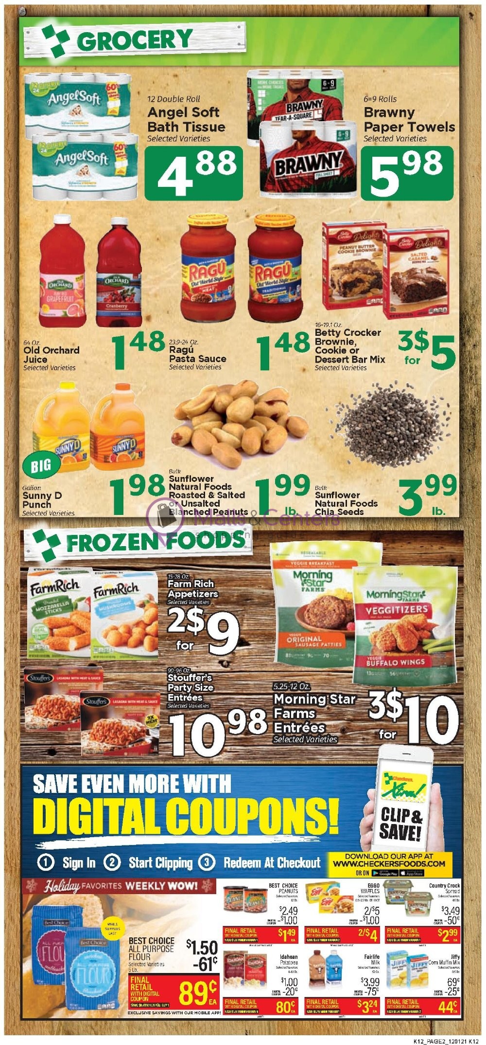 Checkers Foods Weekly ad valid from 12/01/2021 to 12/07/2021 MallsCenters