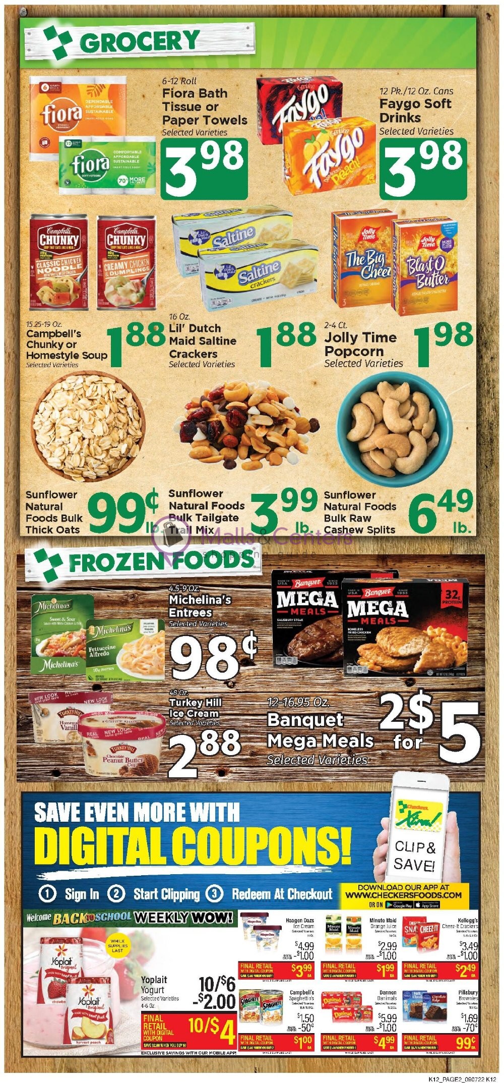 Checkers Foods Weekly ad valid from 09/07/2022 to 09/13/2022 MallsCenters