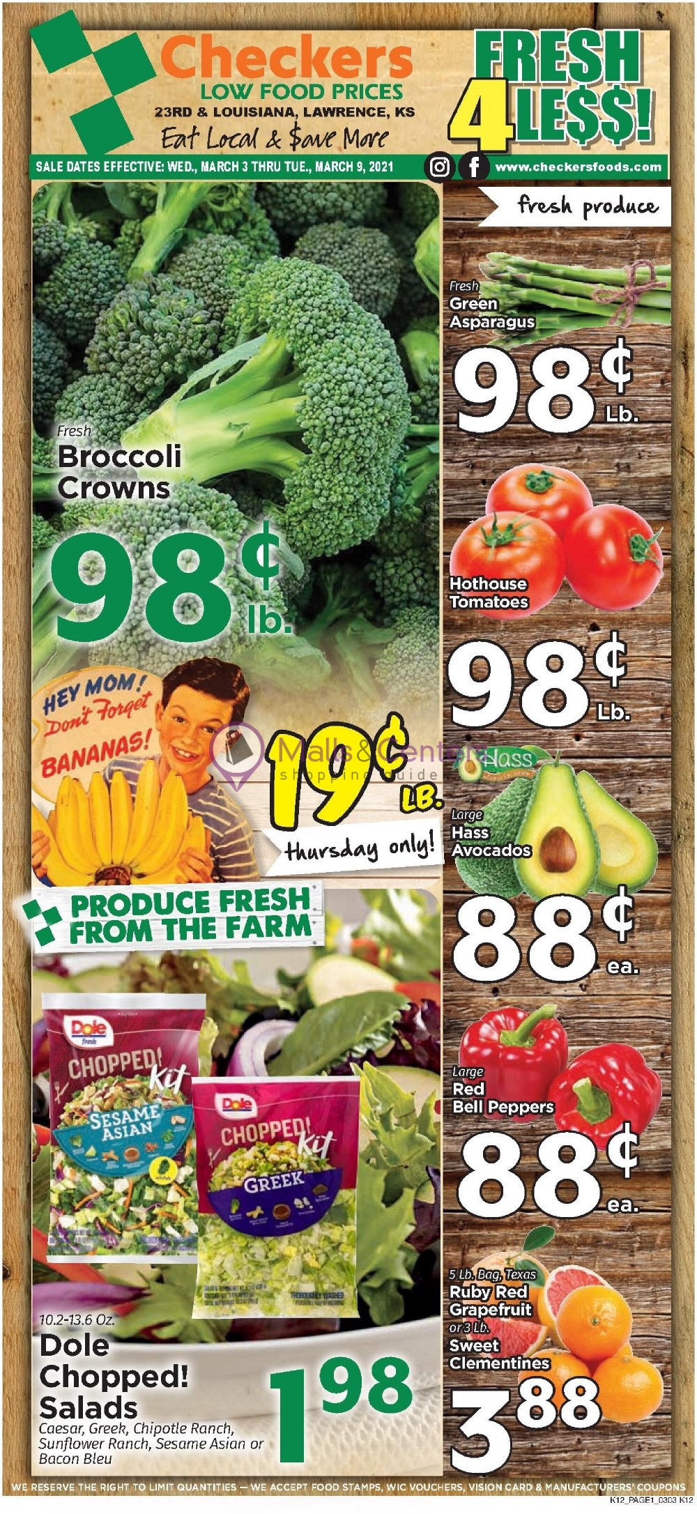 Checkers Foods Weekly Ad sales & flyers specials MallsCenters