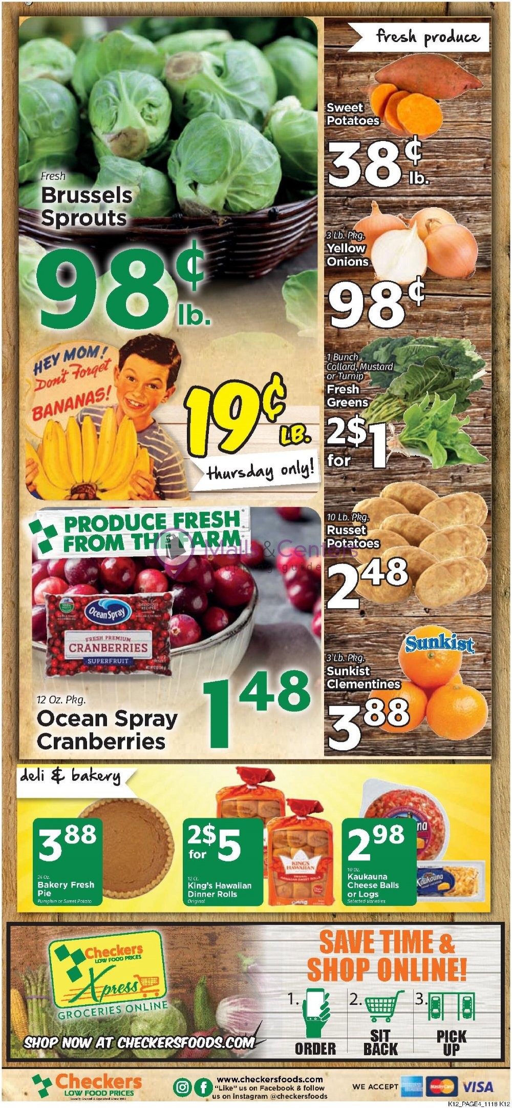 Checkers Foods Weekly ad valid from 11/18/2020 to 11/25/2020 MallsCenters