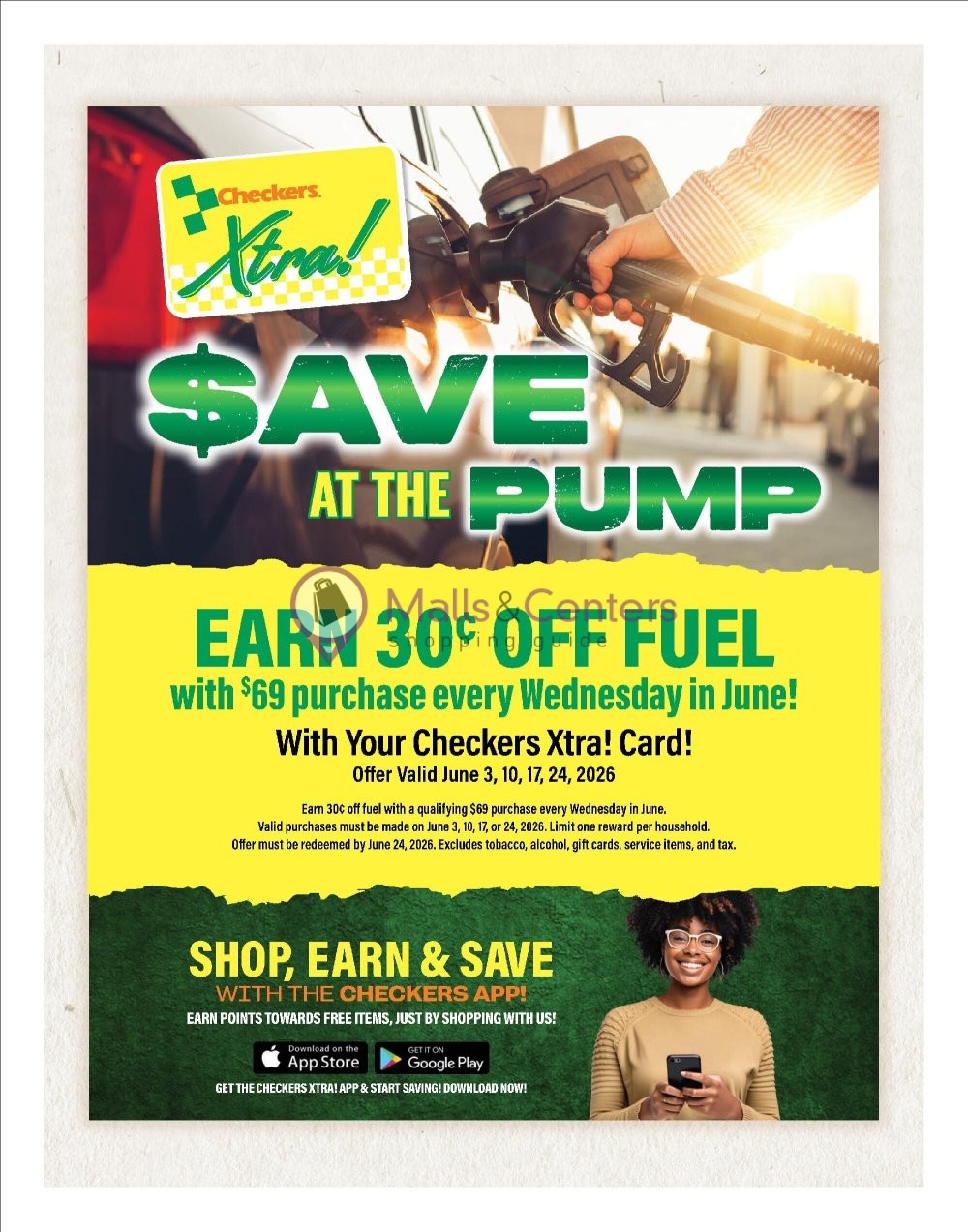 Weekly ad for Checkers Foods valid: 06/03/2026 - 06/24/2026, page 1
