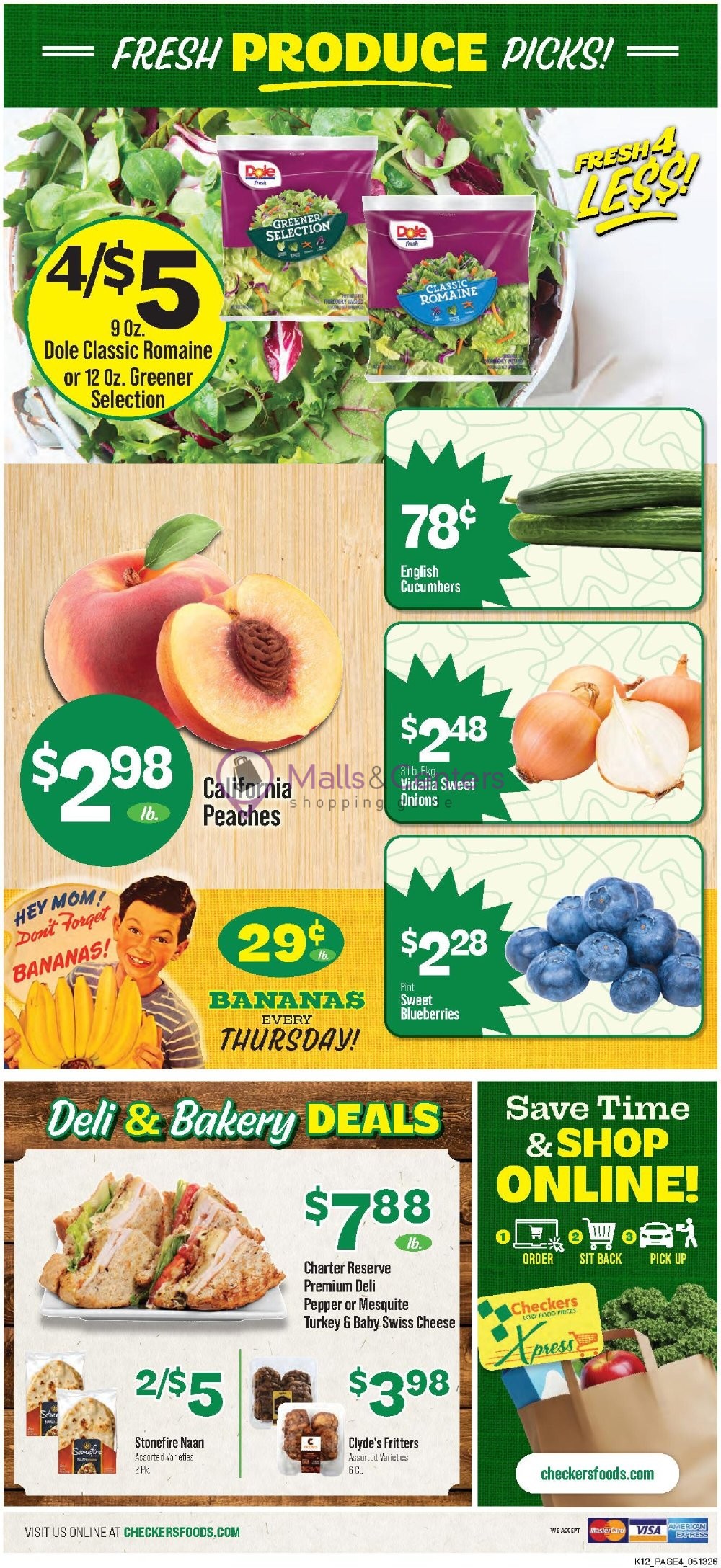 Weekly ad for Checkers Foods valid: 05/13/2026 - 05/19/2026, page 4