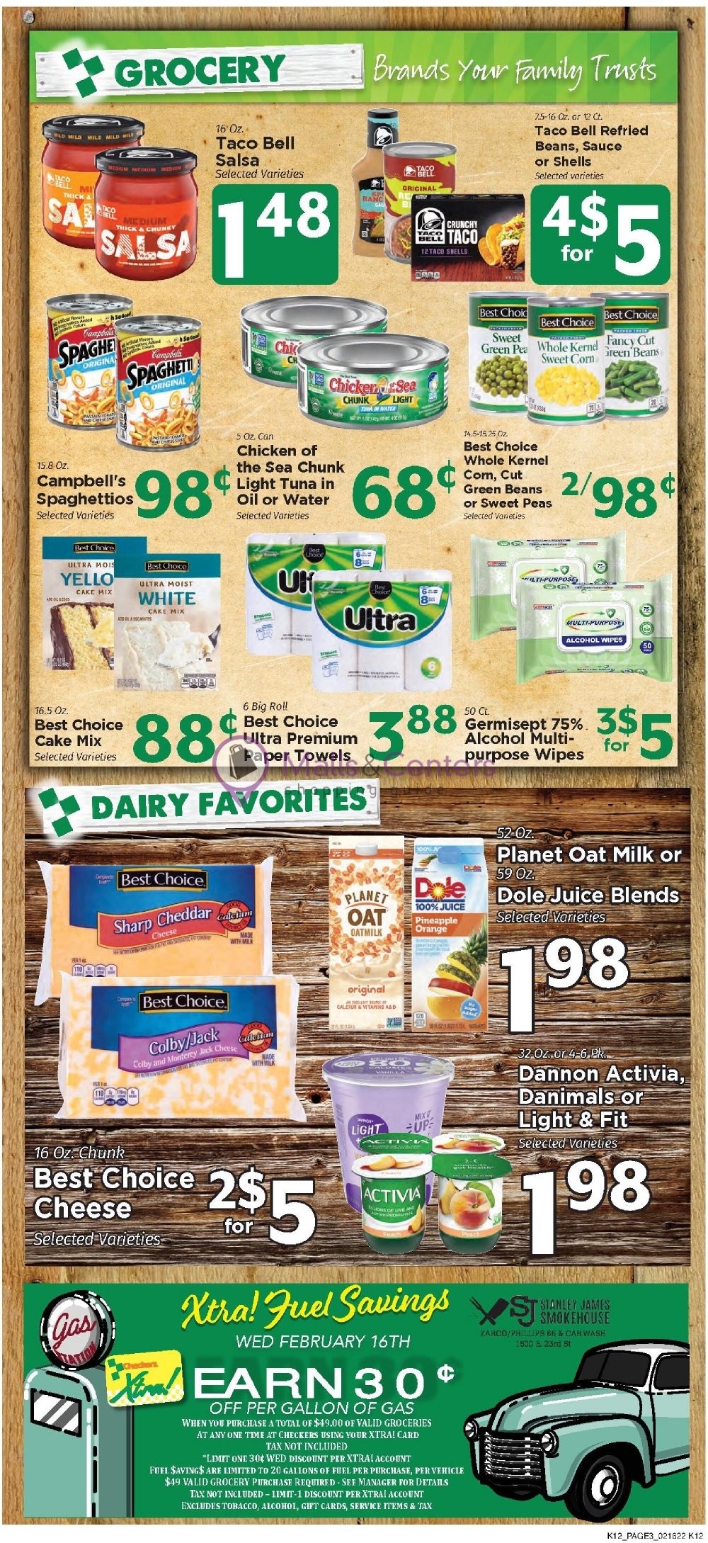 Checkers Foods Weekly ad valid from 02/16/2022 to 02/22/2022 MallsCenters