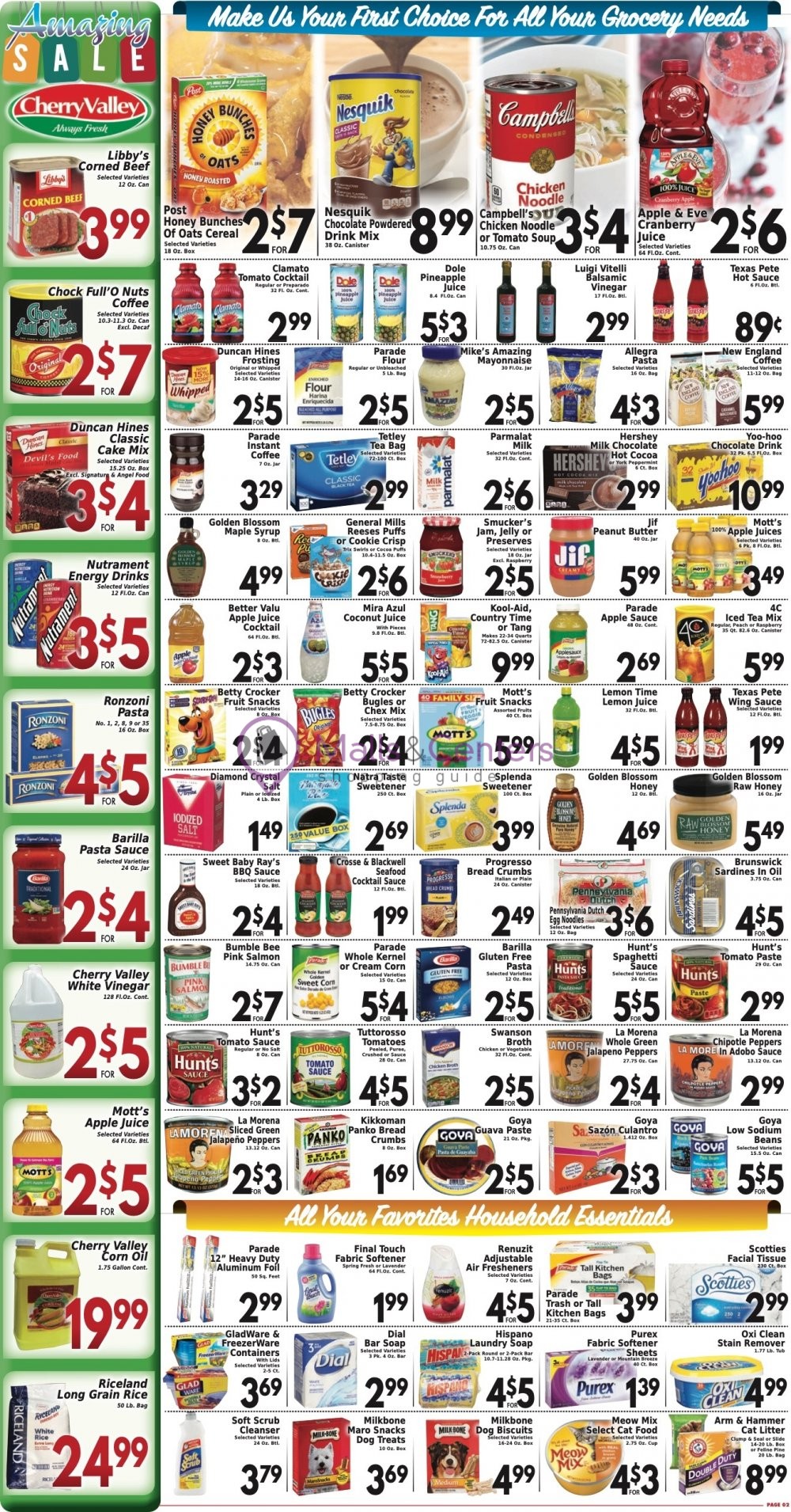 Cherry Valley Marketplace Weekly ad valid from 12/25/2020 to 12/31/2020