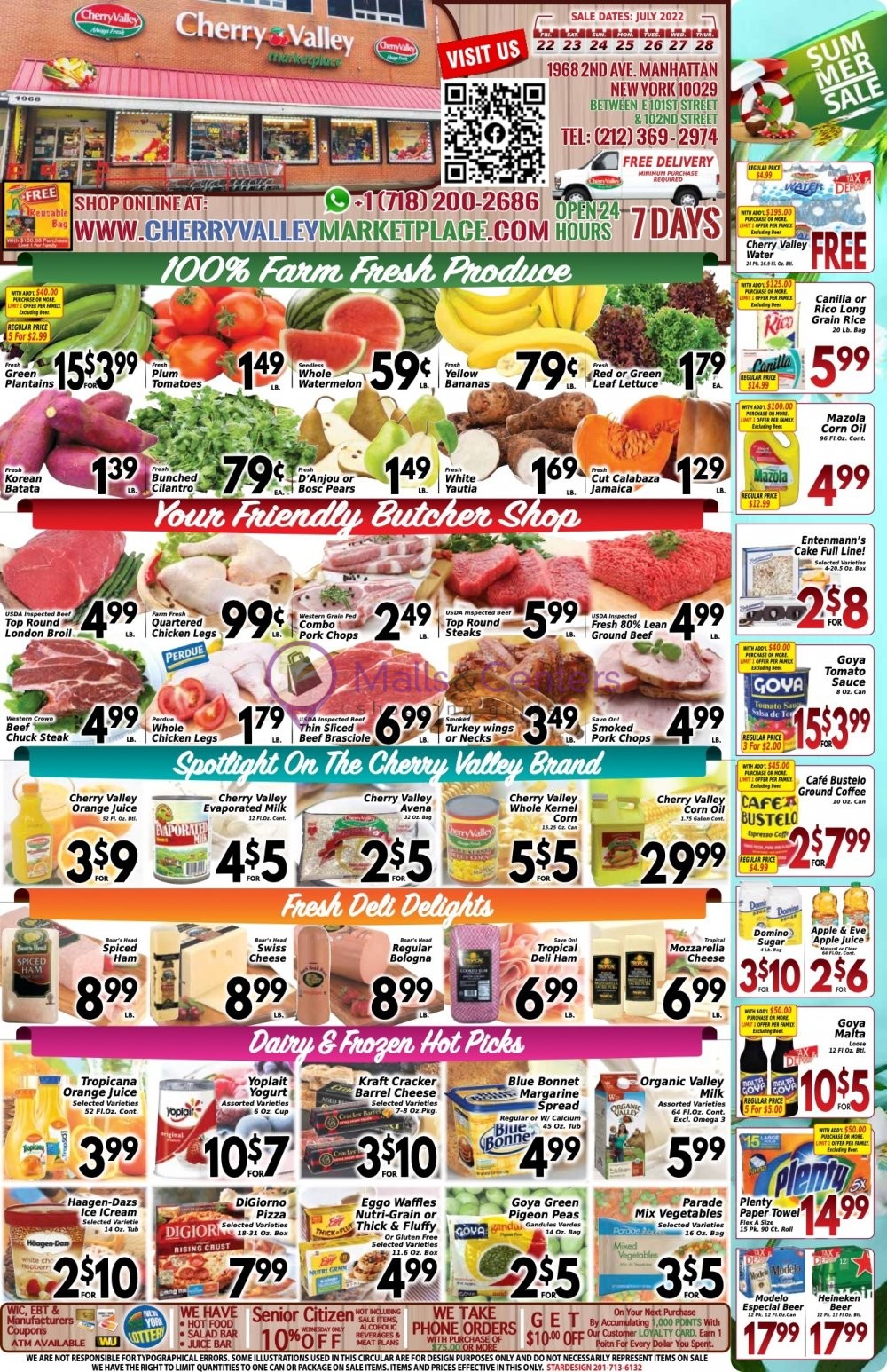 Cherry Valley Marketplace Weekly Ad sales & flyers specials