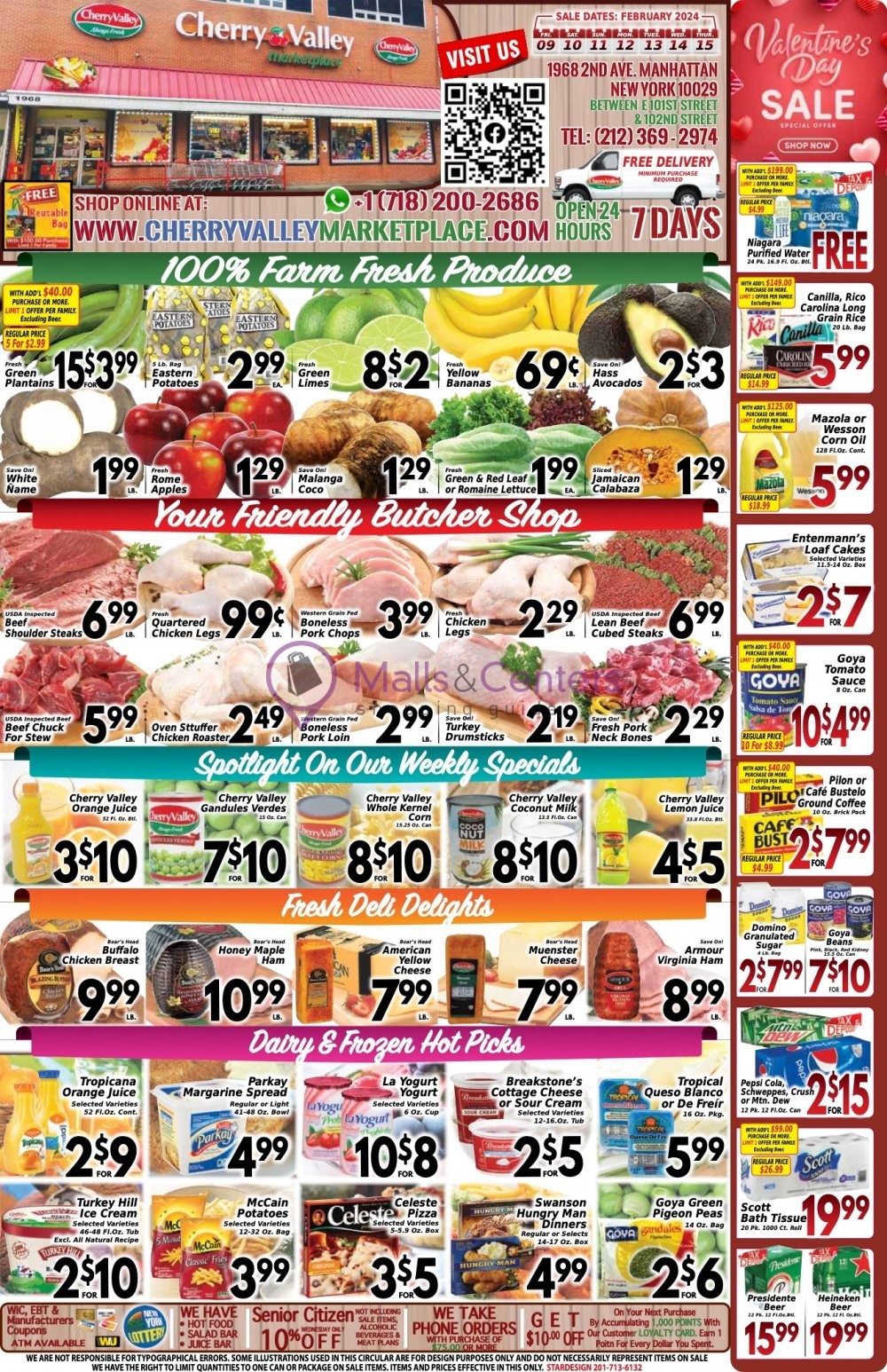 Cherry Valley Marketplace Weekly ad valid from 02/09/2024 to 02/15/2024
