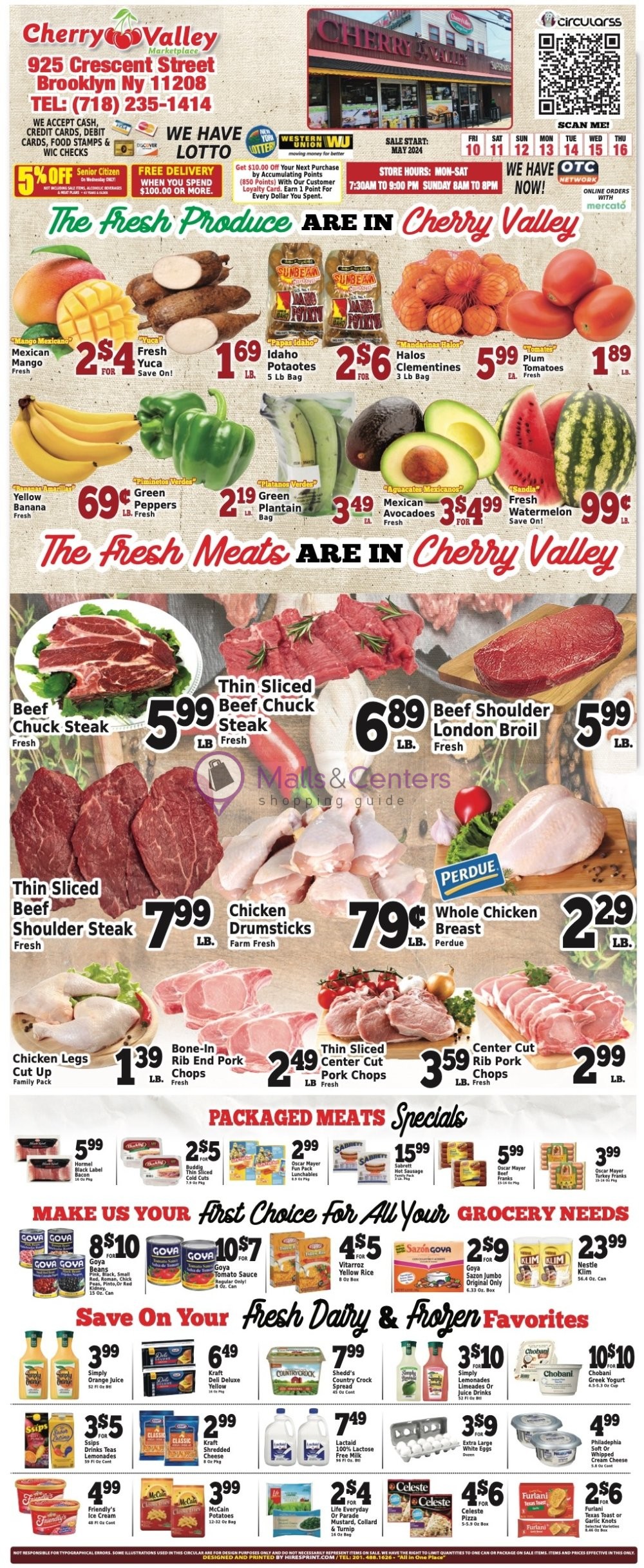 Cherry Valley Marketplace Weekly ad valid from 05/10/2024 to 05/16/2024