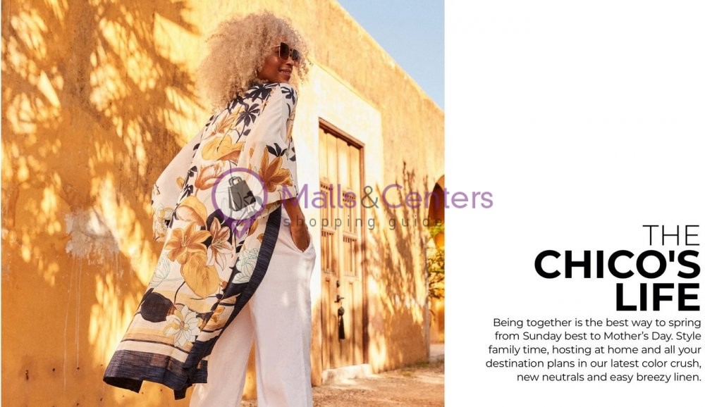 Chico's Weekly ad valid from 04/01/2023 to 04/30/2023 MallsCenters