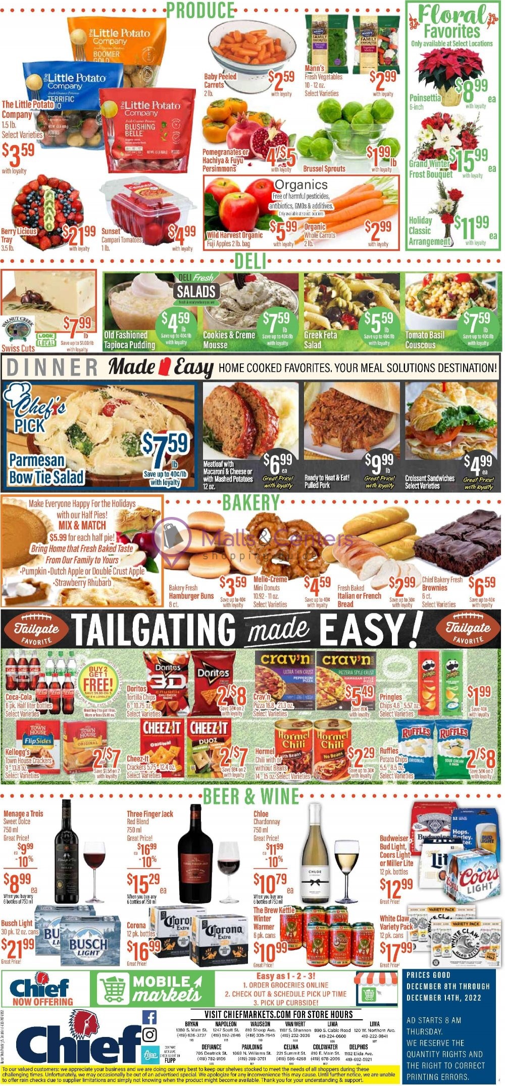Chief supermarket weekly ad valid from 12 08 2022 to 12 14 2022