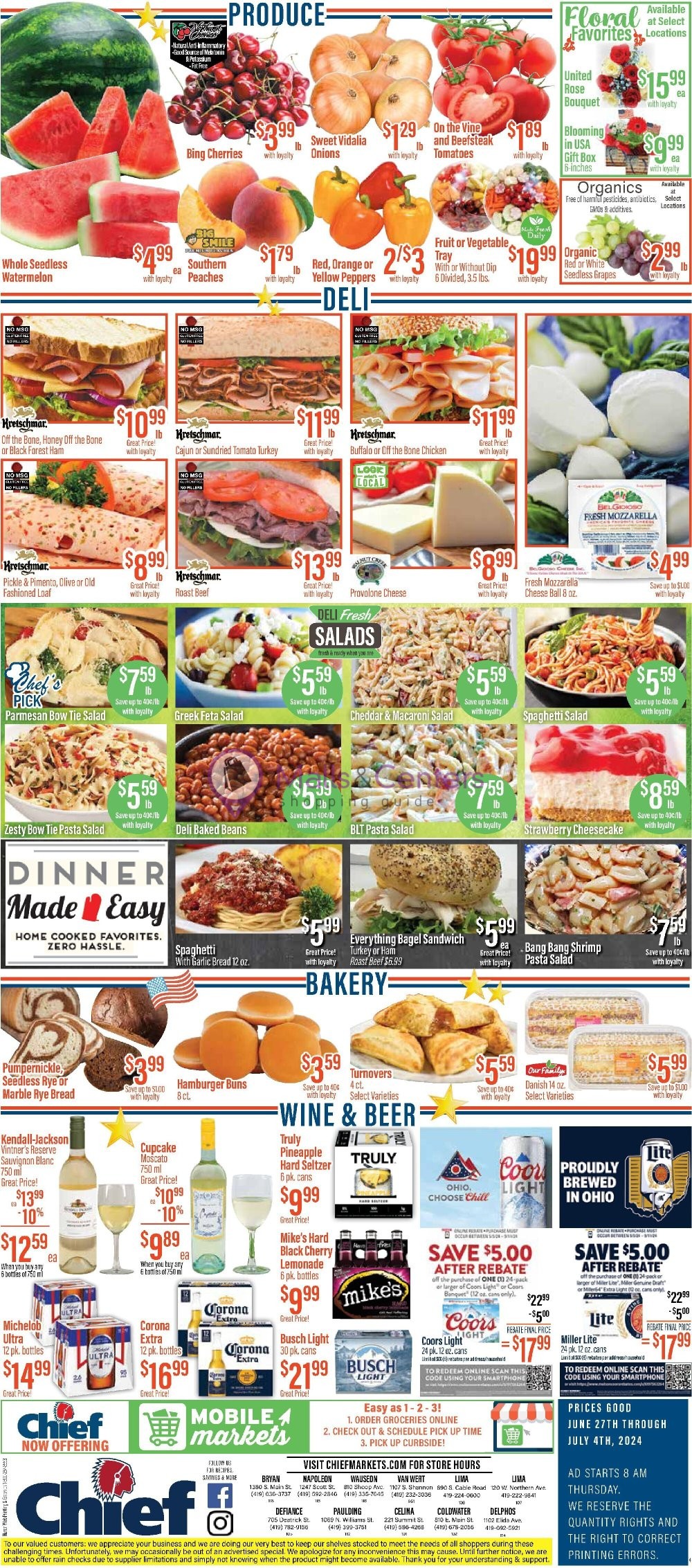 Weekly ad for Chief Supermarket valid: 06/27/2024 - 07/04/2024, page 4