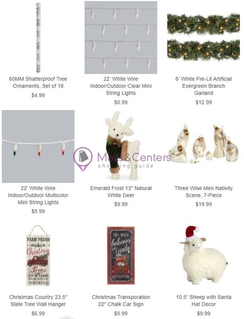 Christmas Tree Shops Weekly Ad sales & flyers specials MallsCenters