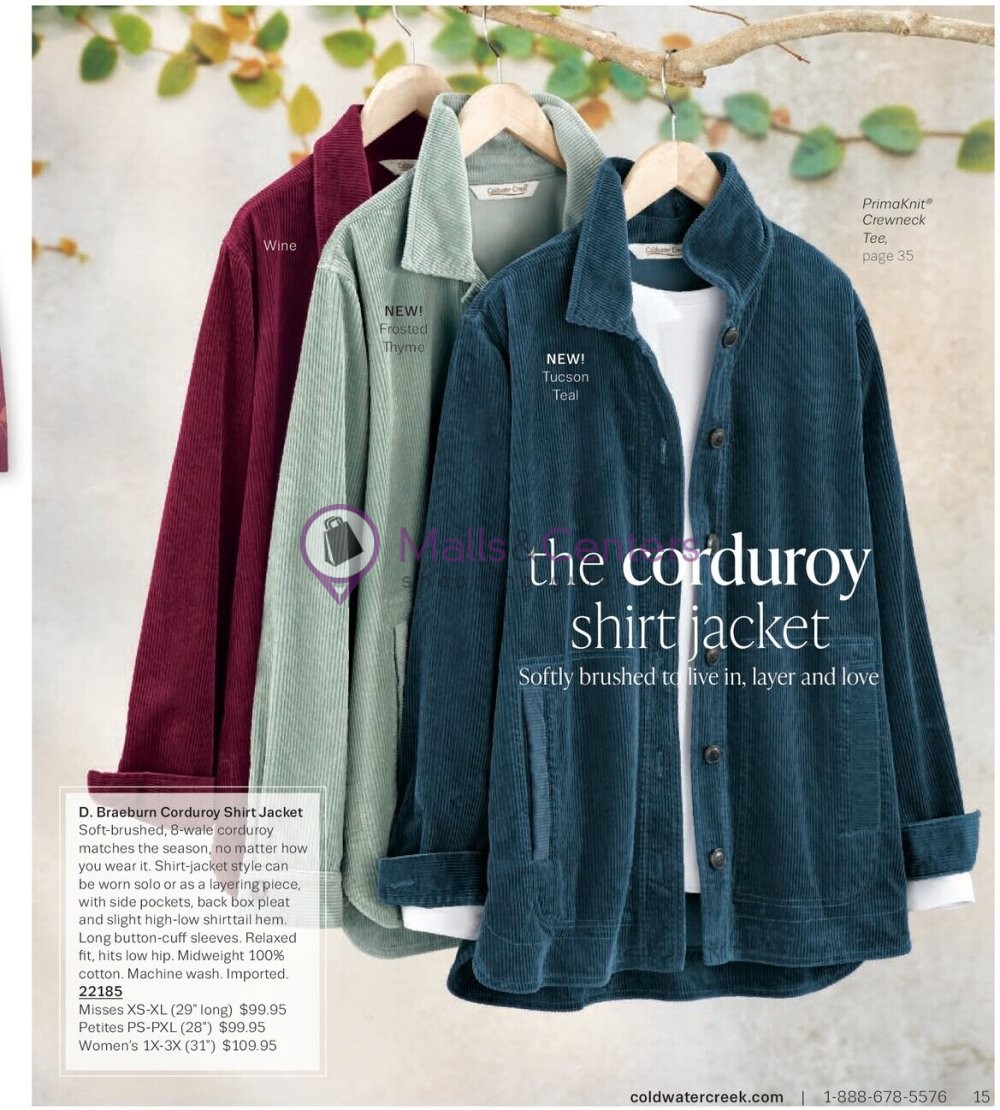 Weekly ad for Coldwater Creek valid: 09/01/2023 - 09/30/2023, page 15