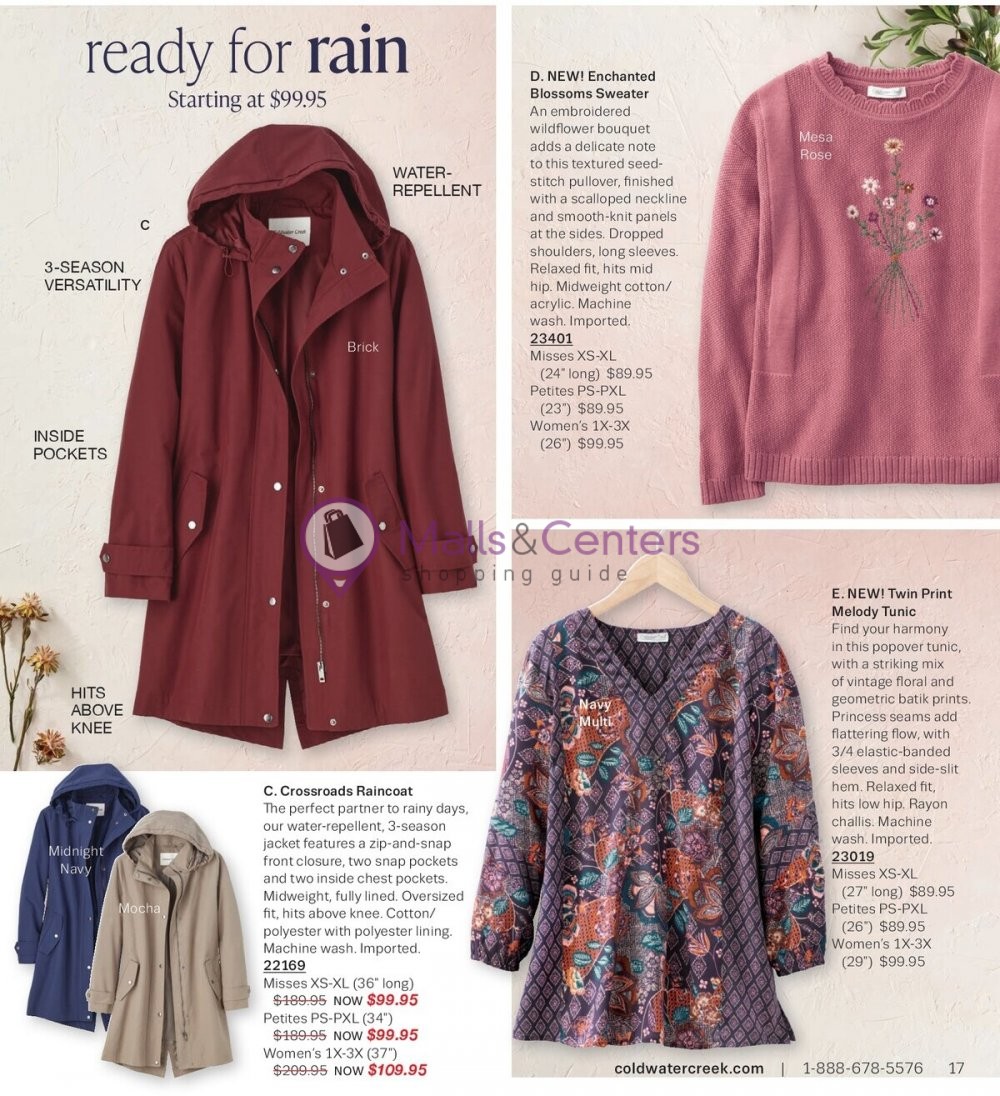 Weekly ad for Coldwater Creek valid: 09/01/2023 - 09/30/2023, page 17