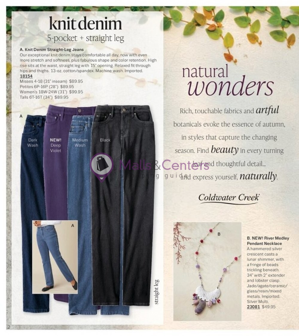 Weekly ad for Coldwater Creek valid: 09/01/2023 - 09/30/2023, page 2