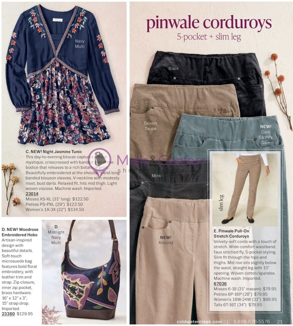 Weekly ad for Coldwater Creek valid: 09/01/2023 - 09/30/2023, page 21