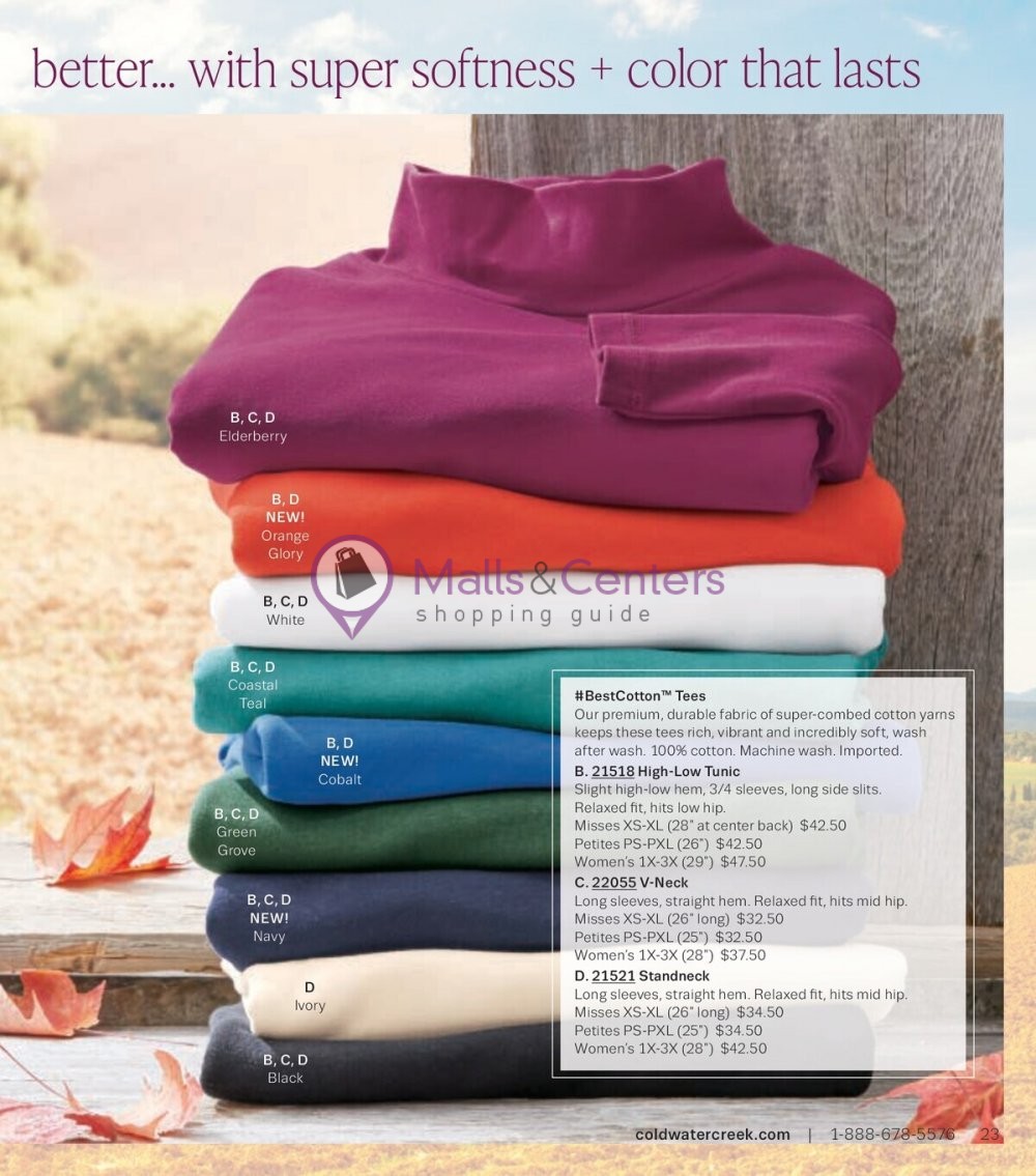Weekly ad for Coldwater Creek valid: 09/01/2023 - 09/30/2023, page 23