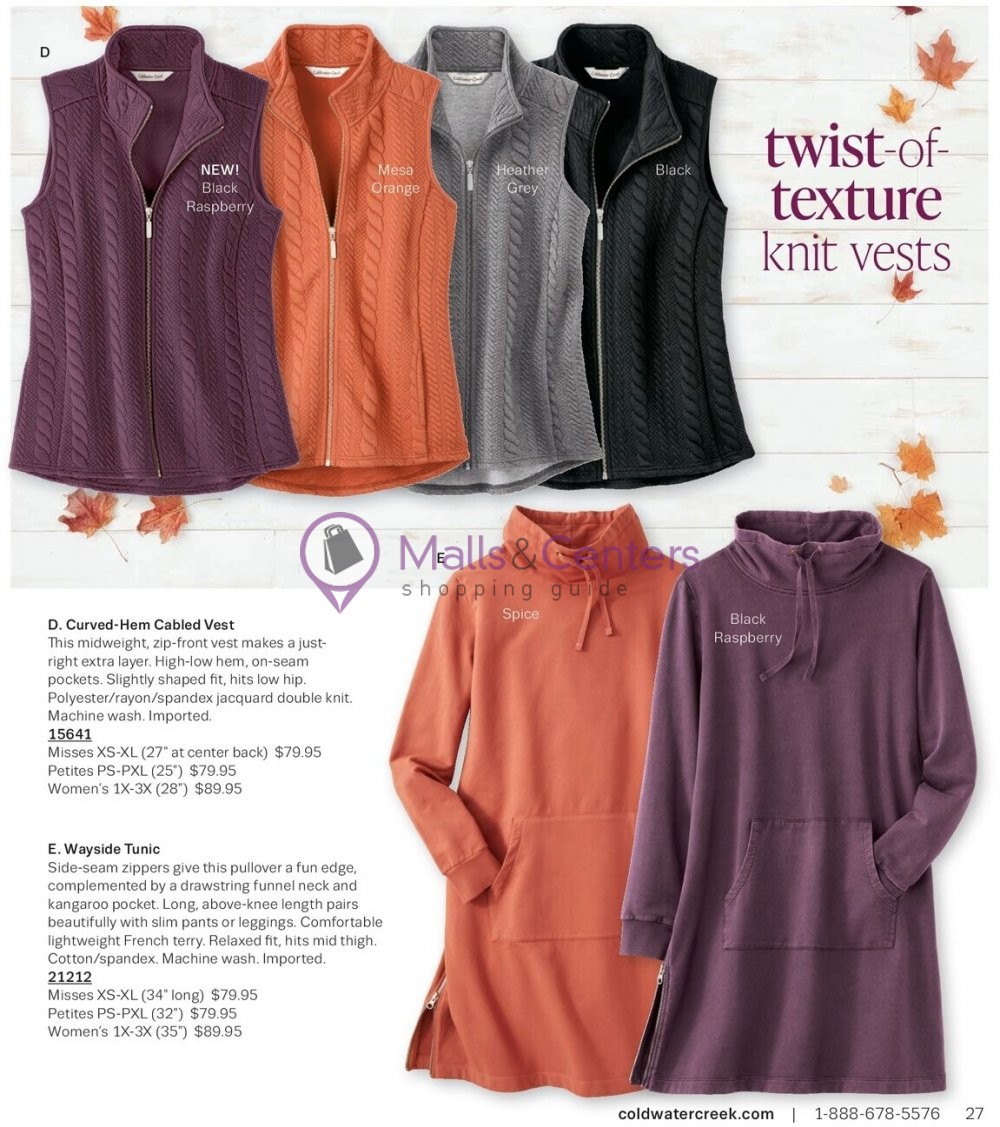 Weekly ad for Coldwater Creek valid: 09/01/2023 - 09/30/2023, page 27