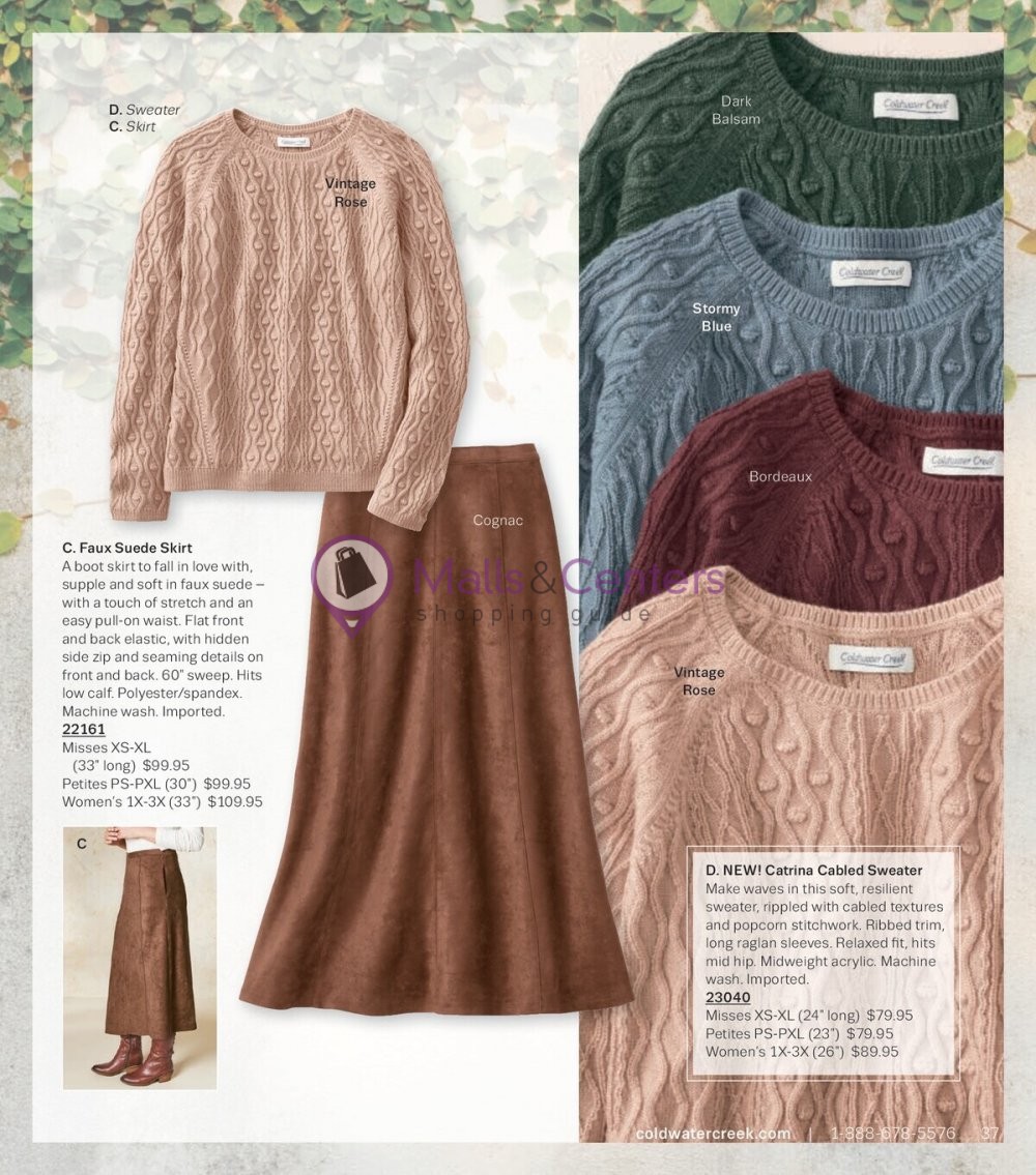 Weekly ad for Coldwater Creek valid: 09/01/2023 - 09/30/2023, page 37