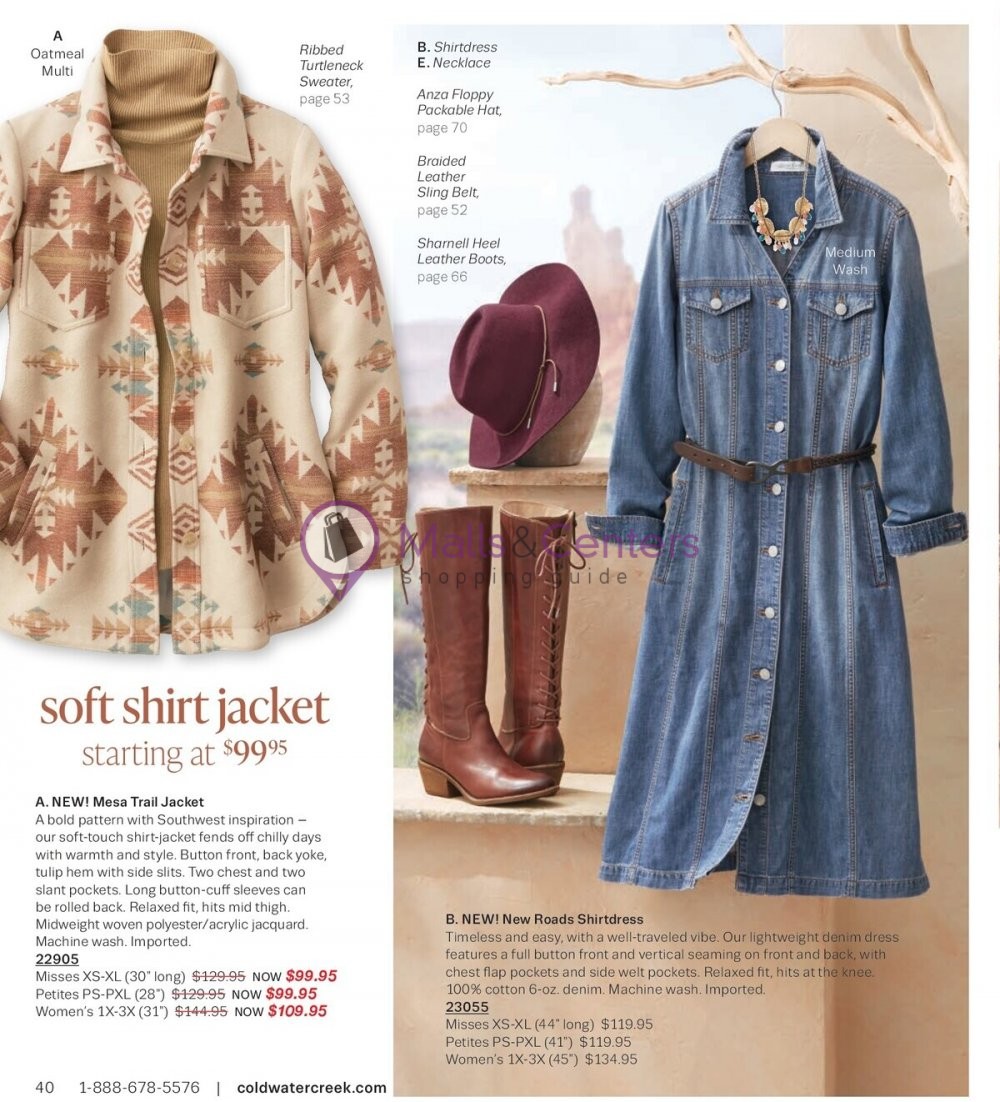 Weekly ad for Coldwater Creek valid: 09/01/2023 - 09/30/2023, page 40