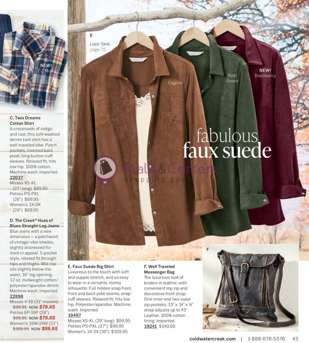 Weekly ad for Coldwater Creek valid: 09/01/2023 - 09/30/2023, page 43