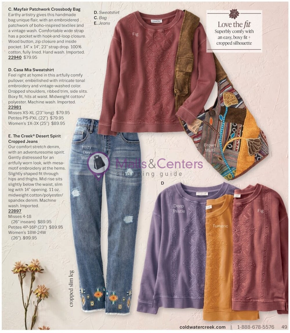 Coldwater Creek Weekly ad valid from 09/01/2023 to 09/30/2023