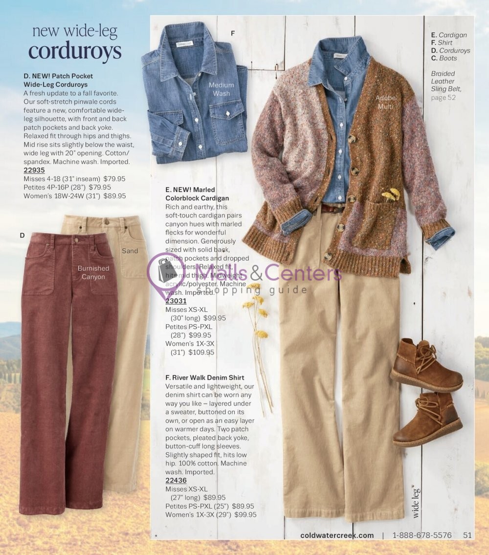 Weekly ad for Coldwater Creek valid: 09/01/2023 - 09/30/2023, page 51